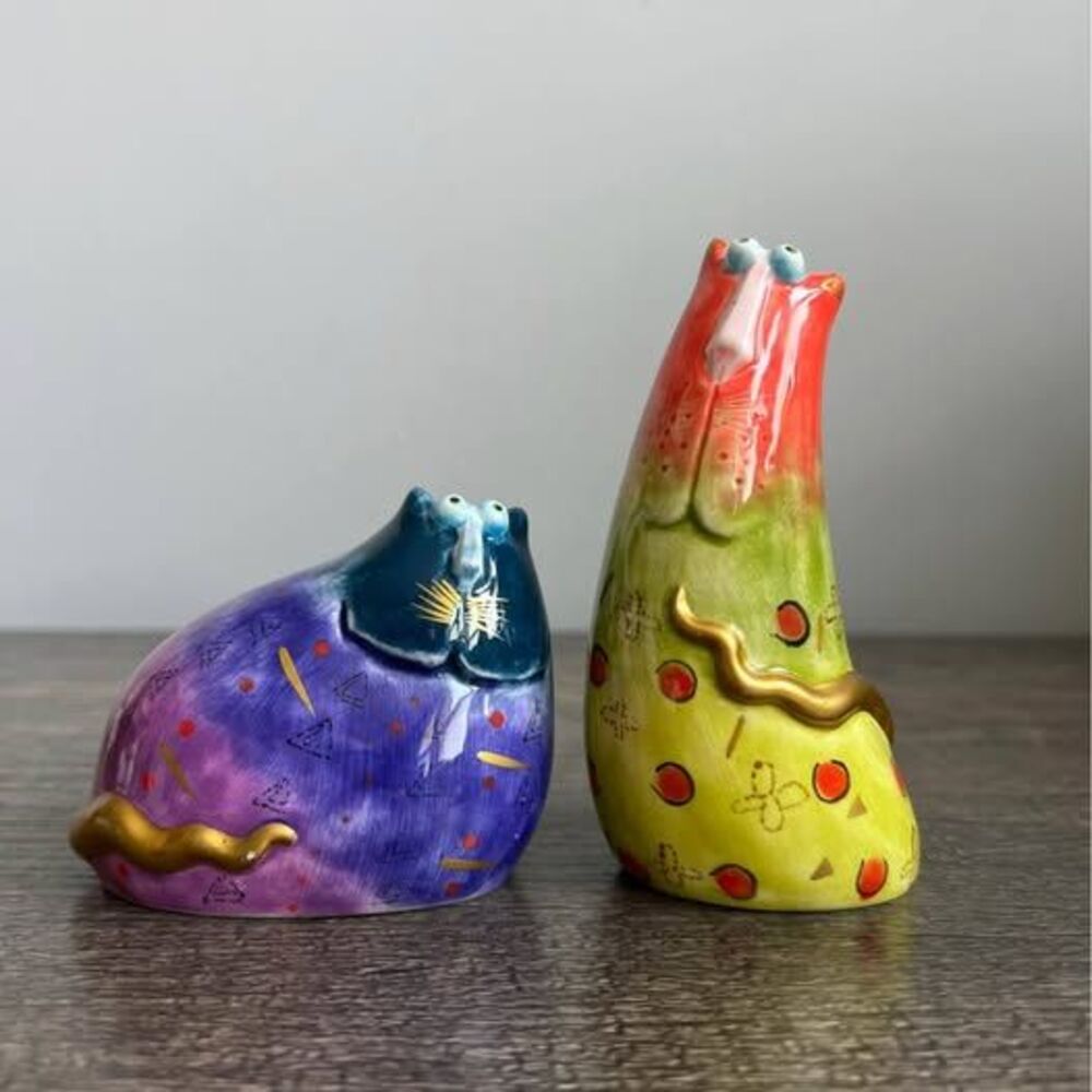 Funky Cats Salt & Pepper Shaker Set